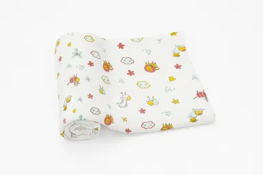  Muslin Cotton Swaddle Blankets Soft | Breathable Wraps for Newborns| Baby Boys & Girls| Organic & Lightweight for Sensitive Skin thumbnail 3