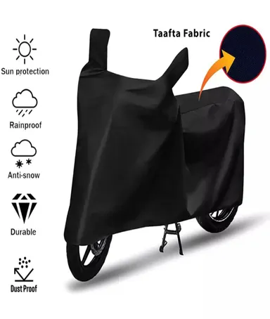 Honda Activa 125 Body Cover Waterproof, Dustproof | UV Protection Two Wheeler Scooty Cover | Durable Outdoor & Indoor Parking Protection [Black] thumbnail 1
