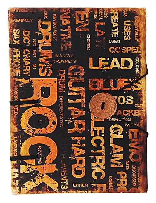 Little Crafts | Handmade Cardboard Journal| 200 Pages Unruled | String Closure|Eco-Friendly Diary for Men and Women image 4