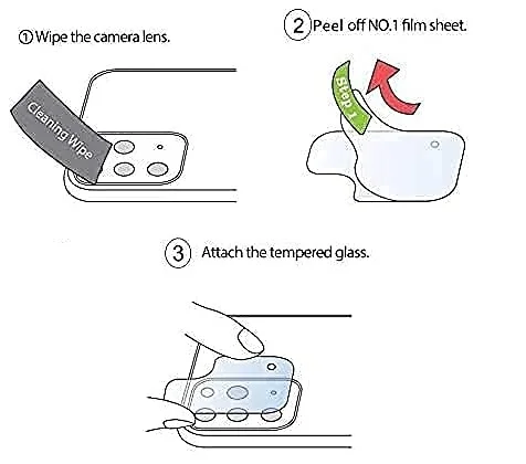 LiteKart Vivo V50 Back Camera Lens Protector | 9H Anti‑Scratch 3D Clear Glass | Pack of 2 image 4