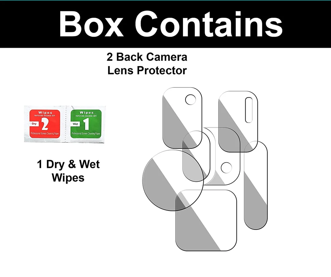LiteKart Vivo V50 Back Camera Lens Protector | 9H Anti‑Scratch 3D Clear Glass | Pack of 2 image 5