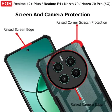 Back Cover | Shockproof| Slim Fit|  Camera Protection| Matte Finish Case thumbnail 2