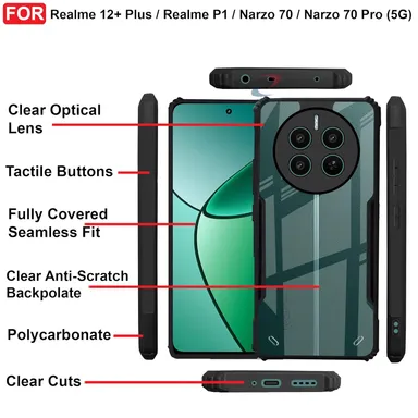 Back Cover | Shockproof| Slim Fit|  Camera Protection| Matte Finish Case thumbnail 3
