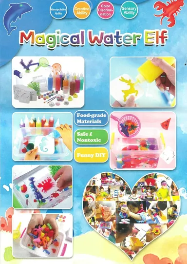 Magic Water ELF Toys | Creative 3D Handmade Magic Gel DIY Kit for Kids | Educational Craft Toy thumbnail 3