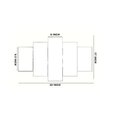 5 Piece MDF Framed | 3D Wall Painting Set | Big Size Decorative Wall Art | Living Room & Bedroom thumbnail 1