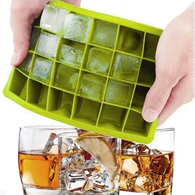 Silicone Ice Cube Trays 2 Pack | 24 Cavity Multicolor BPA-Free  thumbnail 2