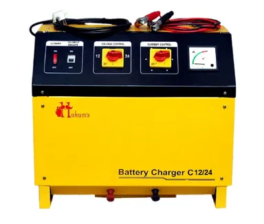 Hukums DC 12A 12-24V Automotive Battery Charger | Durable Design | Fast Charging for Cars and Vehicles thumbnail 0