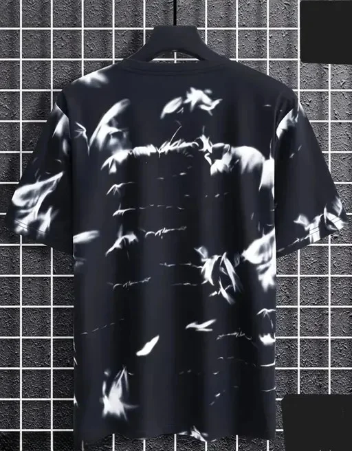 Men's Allover Printed T-Shirts Round Neck |XXL image 4