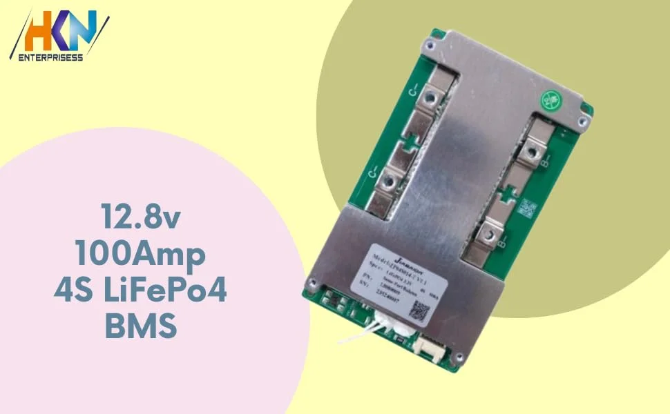 High Current 12 V Battery Management System | Over‑charge / Discharge Protection| 4S 100A LiFePO4 BMS  image 2