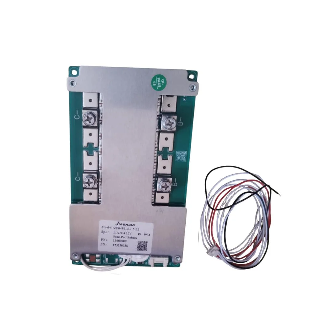 High Current 12 V Battery Management System | Over‑charge / Discharge Protection| 4S 100A LiFePO4 BMS  image 1