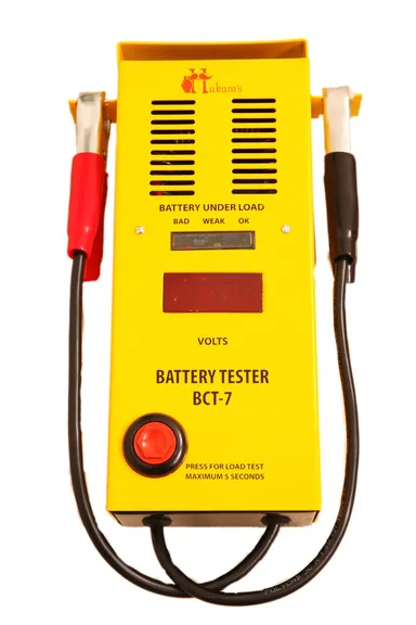 Hukums Battery Load Tester for Car Batteries | 12V, Digital Display, BCT 7 | Vehicle & Garage Use| Portable Diagnostic Tool thumbnail 0