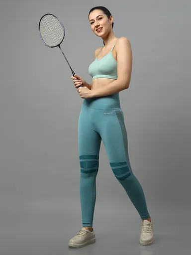 Women’s Non Padded Sports Workout Bra |  Wireless, Lightweight | Gym & Yoga Ready | L thumbnail 4