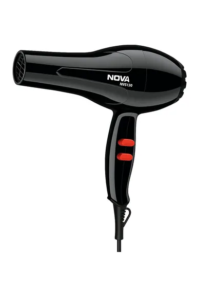 Nova NV‑6130 1800W Professional Hair Dryer | Dual Heat & Speed | Cool Shot | Overheat Protection | Unisex Styling Tool