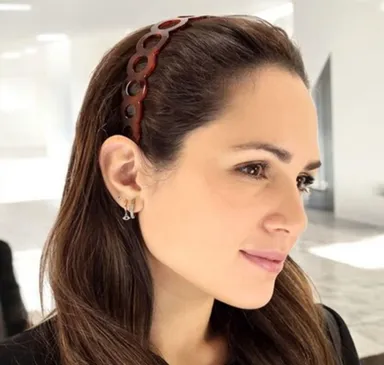 Stylish Acrylic Hair Band for Women & Girls | Durable |Comfortable & Fashionable Headband | Everyday Wear Hair Accessories | Trendy College & Office Use thumbnail 1