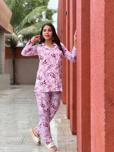 Pastel Floral Co‑ord Set for Girls | Breathable Two‑Piece | Flowy | Youth Summer | Size XXL thumbnail 2