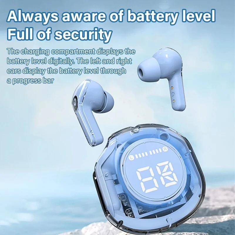 ULTRAPOD MAX TWS Earbuds | Bluetooth 5.3 + ENC| Transparent Case| Digital Display|13mm HD Bass|Long Battery| Premium Wireless Earphones image 3