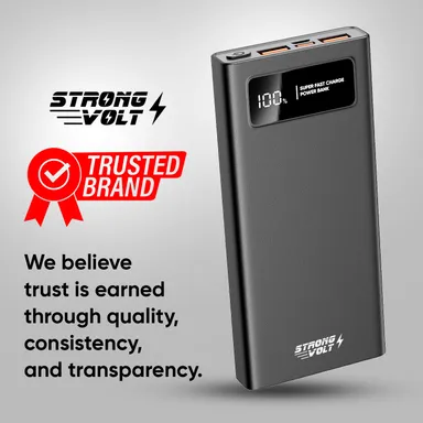 10000mAh Power Bank | 22.5W Fast Charging | USB-C & USB-A Ports | Ultra-Slim Design | Portable Charger for Smartphones, Tablets & More thumbnail 1