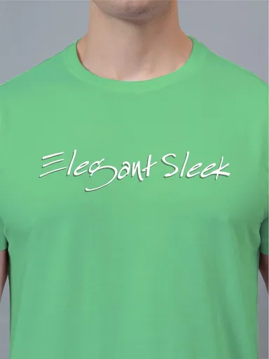 Elegant Sleek Round Neck Tshirt| Cotton Comfort|  Casual Wear| Men & Women |Soft Fabric| Breathable thumbnail 3