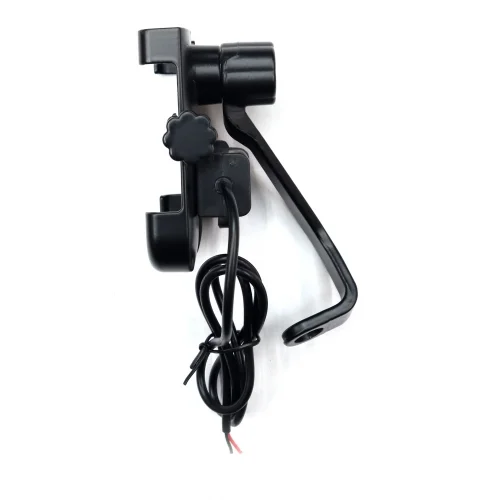 TechGear USB Mobile Holder Stand | Adjustable Portable Desk Mount | Compatible with iPhone & Android | Black image 3