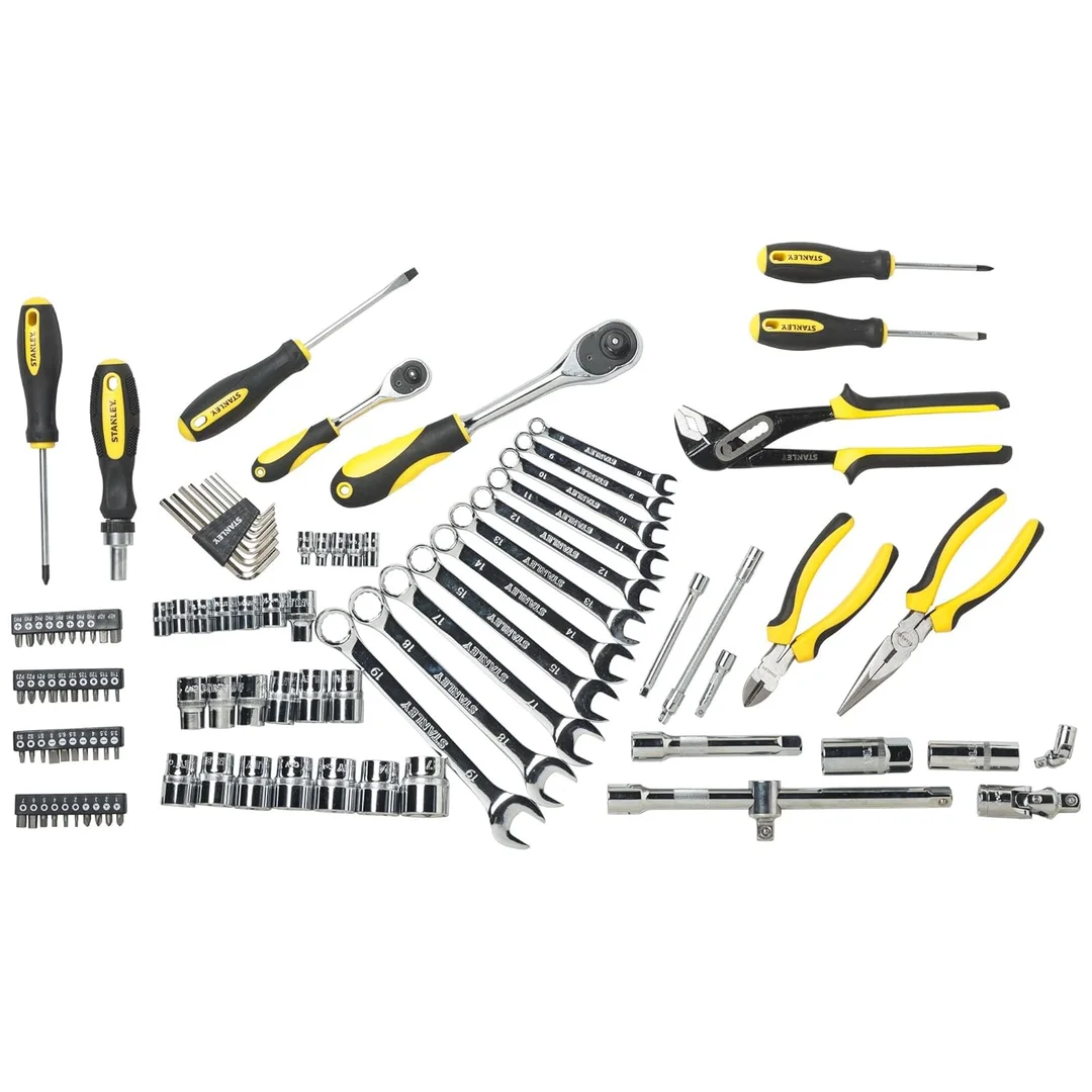 Stanley 110‑Piece Multi Tool Set | STMT81243 | Socket| Ratchet & Bits Combo Kit for Home & Workshop image 3