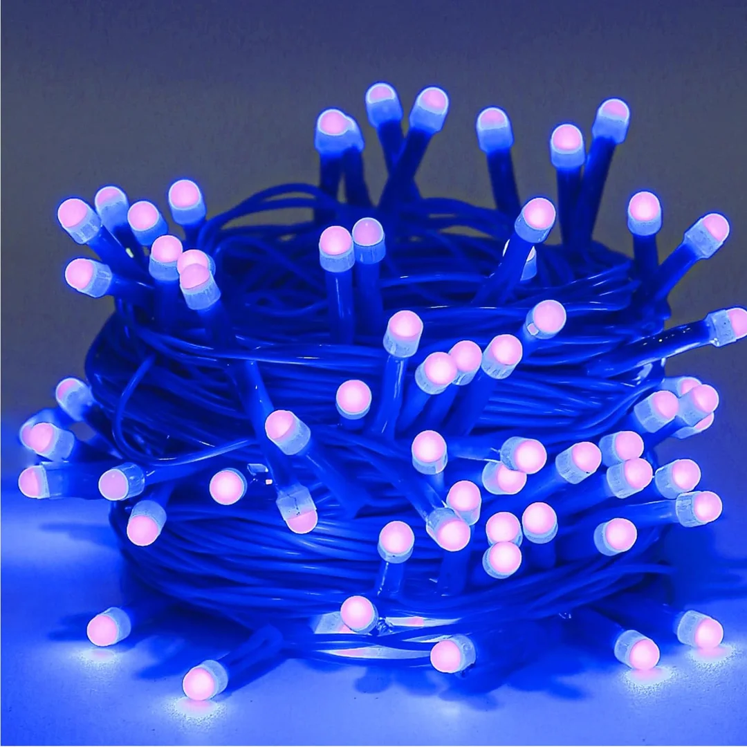 Blue LED String Light | 15m Waterproof Decorative Lights| Party & Diwali Home Décor| Energy Efficient image 1