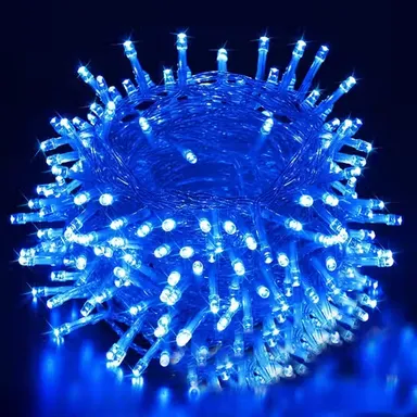 Blue LED String Light | 15m Waterproof Decorative Lights| Party & Diwali Home Décor| Energy Efficient thumbnail 1