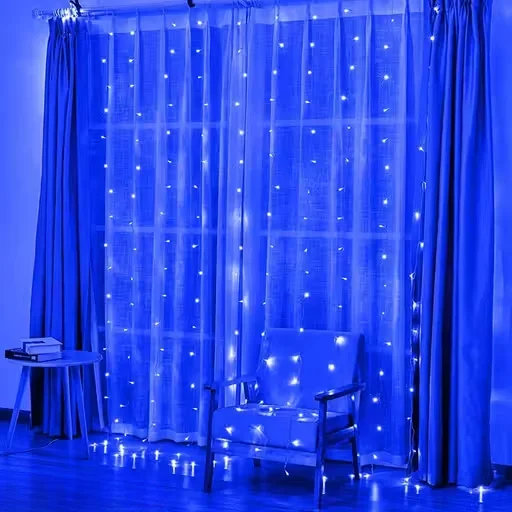 Blue LED String Light | 15m Waterproof Decorative Lights| Party & Diwali Home Décor| Energy Efficient image 3