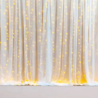 Golden LED String Lights | 15m Decorative Lights for Festivals| Parties & Home Décor | Battery-Powered| Energy-Efficient| Outdoor & Indoor Use  thumbnail 3