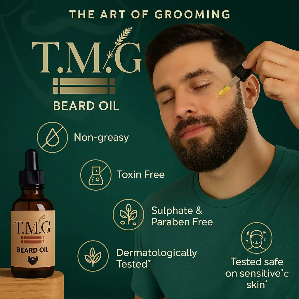 Premium Beard Oil for Men | Natural Growth & Softening | Nourishing Formula image 3