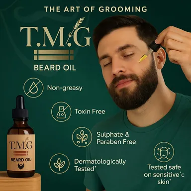 Premium Beard Oil for Men | Natural Growth & Softening | Nourishing Formula thumbnail 2