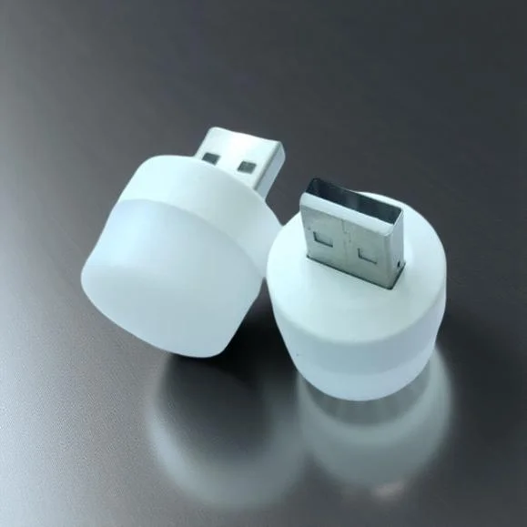 Portable Home USB LED Night Light Bulb | Pack of 2 | Energy-Efficient, Rechargeable, Kids-Friendly | Ideal for Bedroom & Camping  image 1