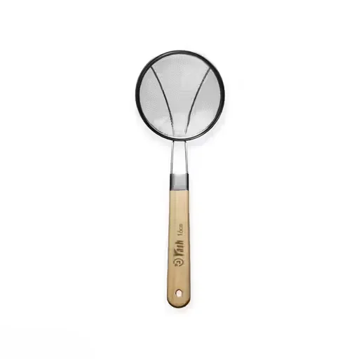 Stainless Steel Food Strainer Fine Mesh Kitchen Sieve Multipurpose Cooking Strainer for Rice, Pulses, Flour, Tea, Juice | Rust‑Resistant Durable Kitchen Filter Tool image 2