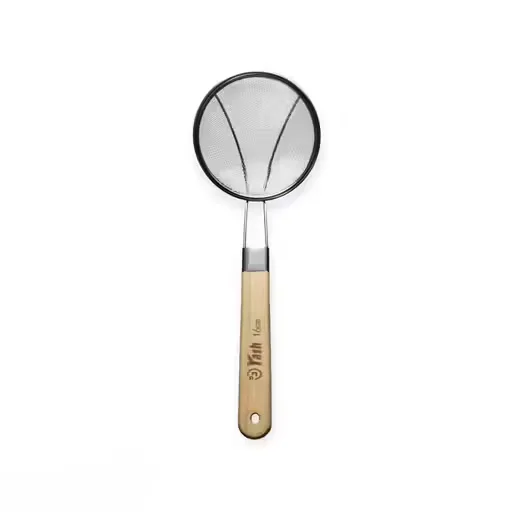 Stainless Steel Food Strainer Fine Mesh Kitchen Sieve Multipurpose Cooking Strainer for Rice, Pulses, Flour, Tea, Juice | Rust‑Resistant Durable Kitchen Filter Tool image 1
