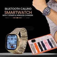 Ultra Watch 7‑in‑1 Smartwatch 49 mm BT Calling | 7 Interchangeable Straps Fitness Display image 3