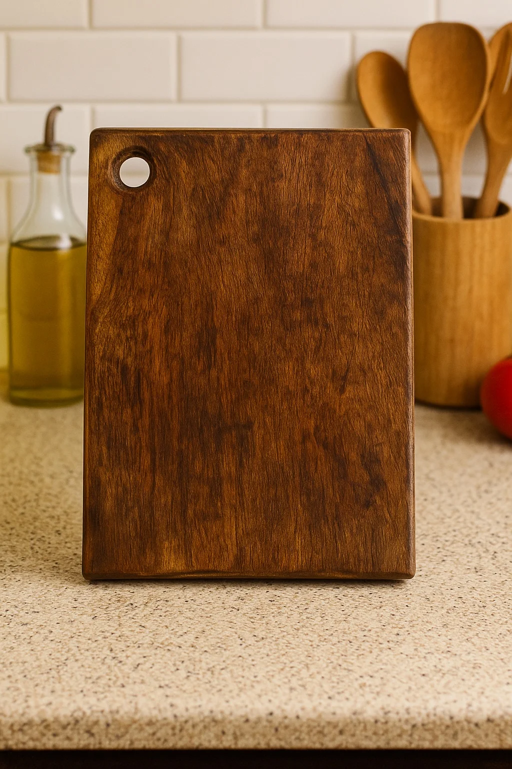 Premium Wooden Chopping Board | Multipurpose Cutting Board for Vegetables| Fruits| Meat & Bread | Durable Easy-to-Clean Kitchen Board with Handle image 2