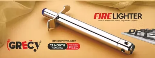 Fire Lighter | Stainless Steel | Manual Gas Stove Lighter | ISI Certified | Durable and Safe for Kitchen Use image 3