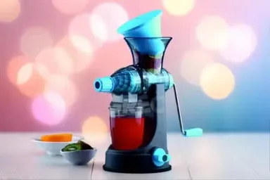 Manual Hand Juicer | Cold Press Citrus Juicer Heavy Duty | Stainless Steel Portable Non-Electric Juicer for Travel