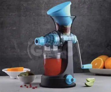 Manual Hand Juicer | Cold Press Citrus Juicer Heavy Duty | Stainless Steel Portable Non-Electric Juicer for Travel thumbnail 3