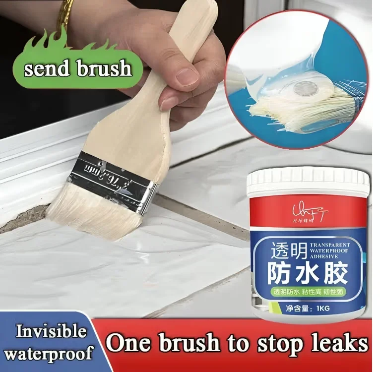 Crack Seal Glue 300gm with Brush | Transparent Waterproof Glue for Art and Craft | DIY | School Projects | Easy-to-Use | Multi-Purpose Adhesive image 4