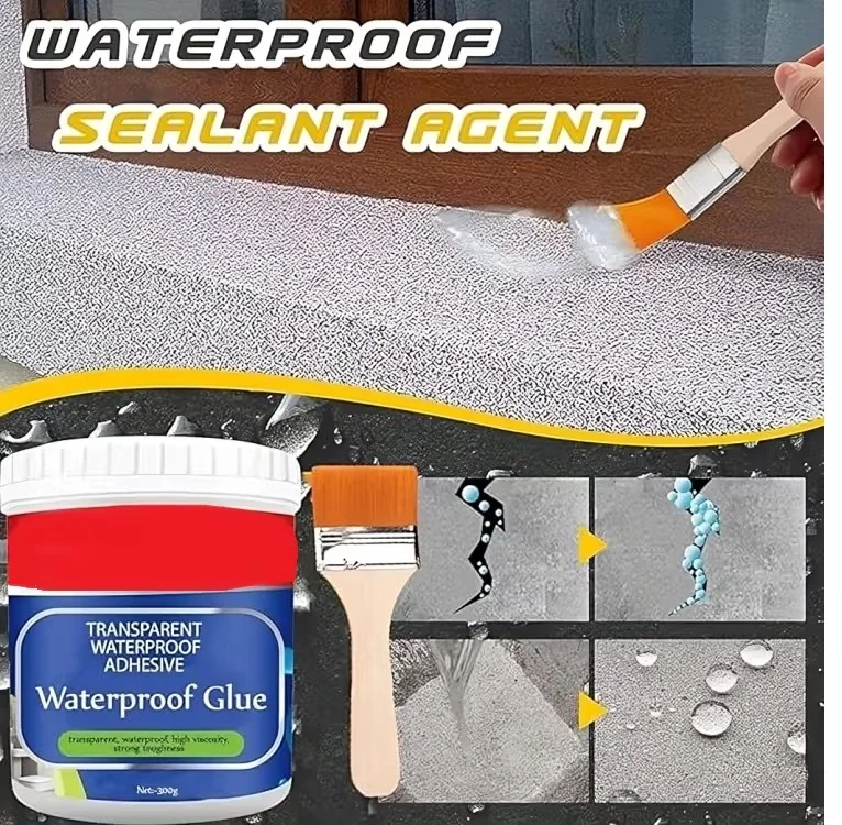 Crack Seal Glue 300gm with Brush | Transparent Waterproof Glue for Art and Craft | DIY | School Projects | Easy-to-Use | Multi-Purpose Adhesive image 5