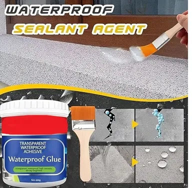 Crack Seal Glue 300gm with Brush | Transparent Waterproof Glue for Art and Craft | DIY | School Projects | Easy-to-Use | Multi-Purpose Adhesive thumbnail 4