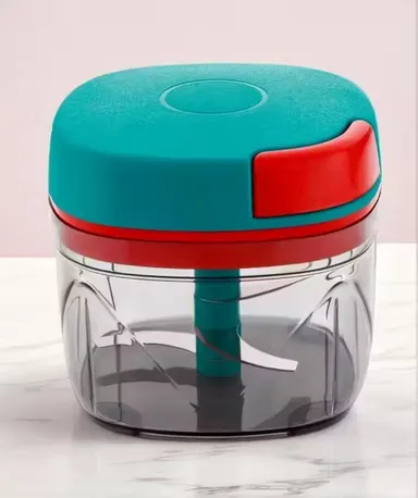 Ultra Manual Food Chopper 700ml | 3 Blade Vegetable Chopper | Strong Stainless Steel Onion & Garlic Cutter