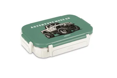 Milton Meal Safe 2 Insulated Leak-Proof Tiffin Box| Steel| 2 Compartments| Leak-Proof Lunch Box for Office| Eco-Friendly| Durable| Easy to Clean thumbnail 1