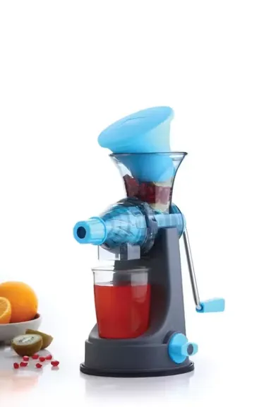 All-in-One Fruit & Vegetable Juicer | Portable Travel Juicer with Vacuum Lock | Compact Manual Juicer for Home | Office & Small Kitchen | Durable Non-Electric thumbnail 2