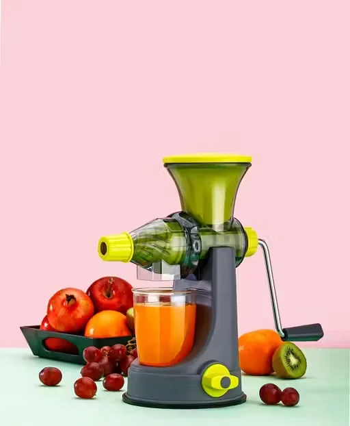 Hand Juicer for Fruits and Vegetables | Big Size Manual Juicer | with Steel Handle | Vacuum Locking System | Portable Non-Electric Kitchen Juicer image 2