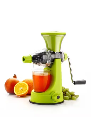 Hand Juicer for Fruits and Vegetables | Big Size Manual Juicer | with Steel Handle | Vacuum Locking System | Portable Non-Electric Kitchen Juicer thumbnail 2