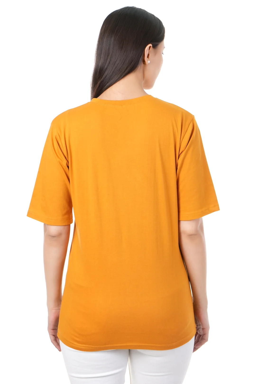 Women Cotton T‑Shirt | Plus Size Friendly Loose Fit Casual Summer|L image 2