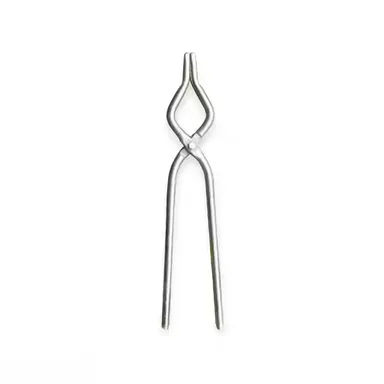 Heavy Duty Stainless Steel Pakad 9 mm Kitchen Tongs Chimta | Durable Hot Utensil Holder Grip Tool | Rust-Resistant Cooking Pakkad Gripper for Pots Pans Kadai Indoors | Outdoors thumbnail 0