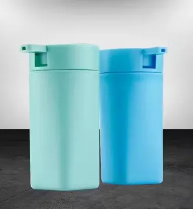 Soap Dispenser Combo Pack | 2 PCS Refillable Hand Wash Pump | Stylish Bathroom & Kitchen Dispenser Duo | Eco-Friendly Plastic thumbnail 2