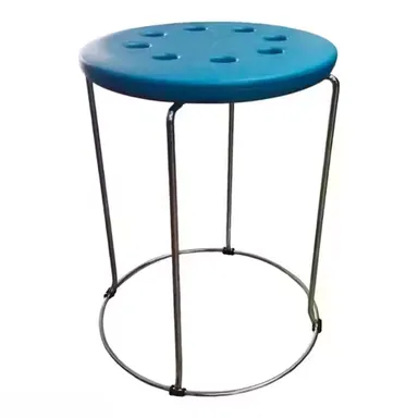 Stainless Steel Stool 24 Inch Round Multipurpose Sitting Stool Heavy Duty 100% Stainless Steel Home Kitchen Bathroom Hospital Clinic Garage Outdoor Commercial Seating Durable Design thumbnail 2